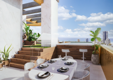 New apartment with terrace and sea view in Calpe