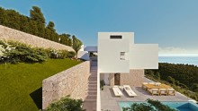 Modern villa with swimming pool and sea views in Altea