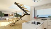 Modern villa with swimming pool and sea views in Altea