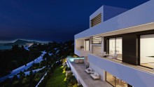Modern villa with swimming pool and sea views in Altea