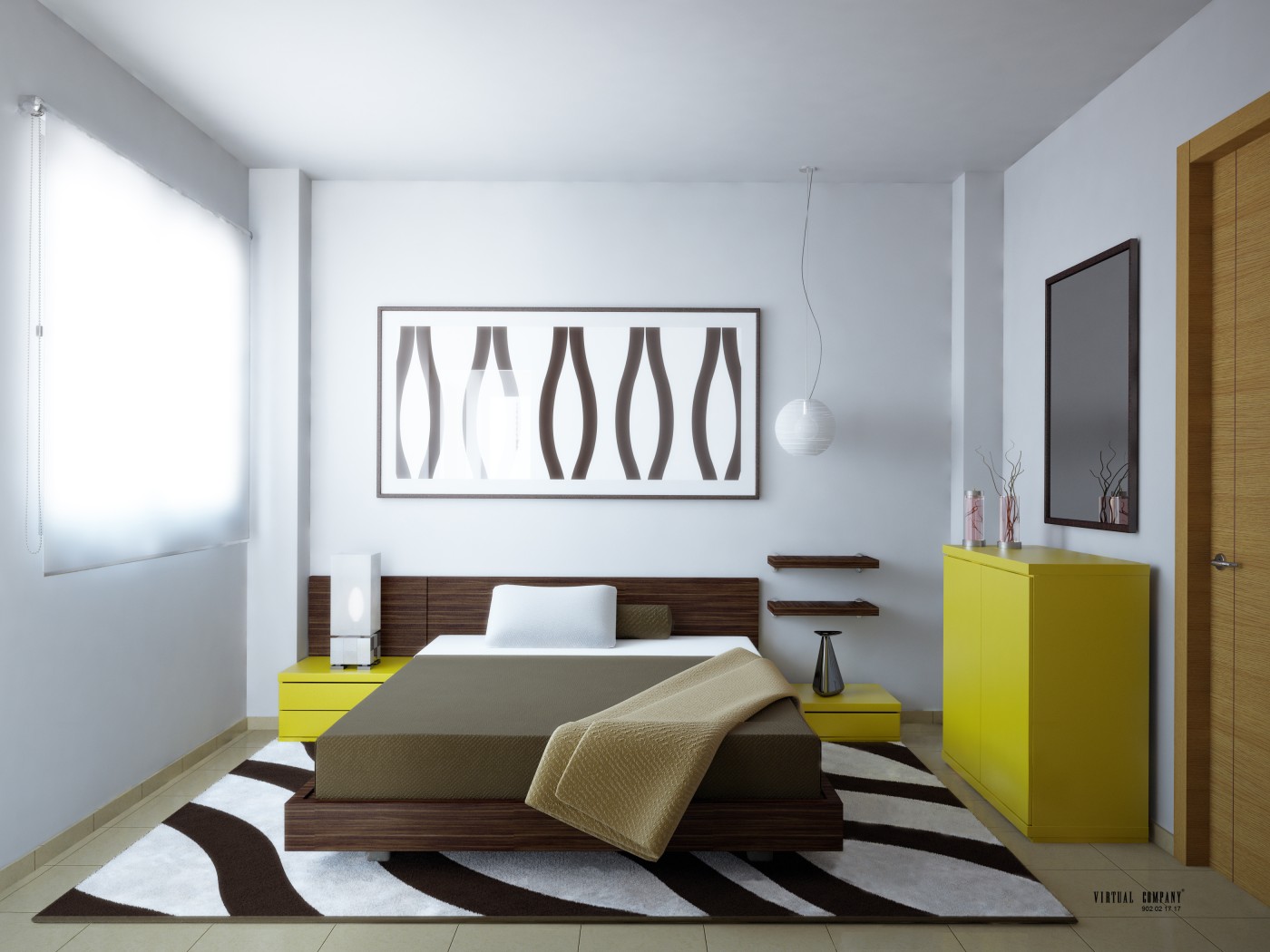 Bedroom design.